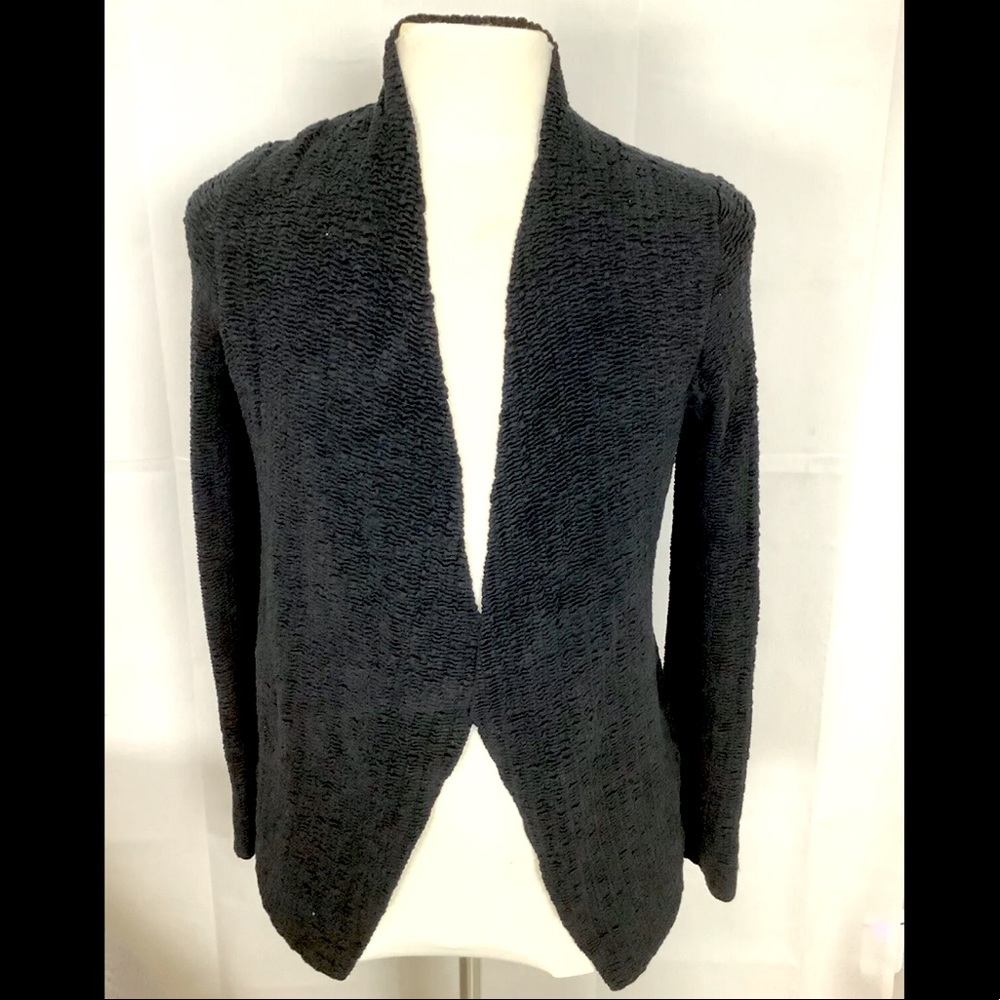 Eileen Fisher Textured Silky Cardigan Sweater